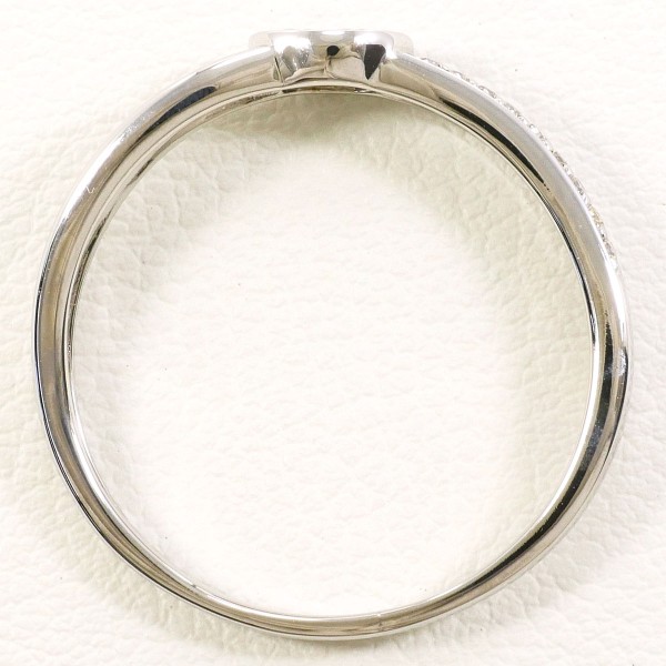 K18 18金 WG リング 20号 ダイヤ 0.20 中古 K18 18金 WG リング 20号 ダイヤ 0.20 中古