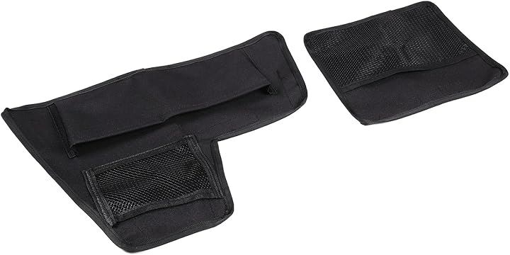 新型 フィアット 500 専用 2016～2023に適用 トランク収納袋 収納ポケット 収納バッグ オックスフォード製 取付簡単 貼付タイプ ２点セット