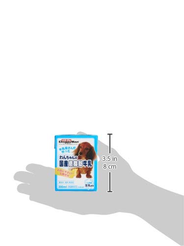 ドギーマン わんちゃんの国産低脂肪牛乳 全犬種用 200ミリリットル (x 24) (ケース販売)
