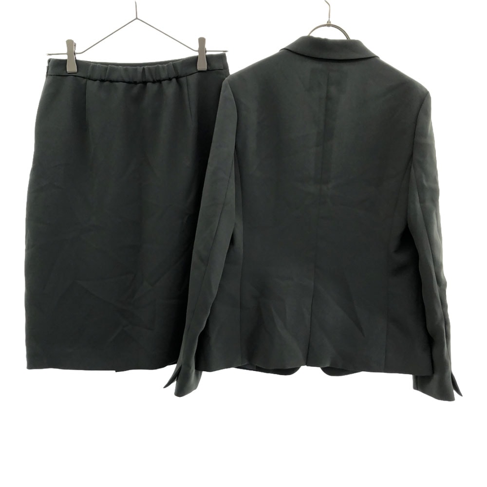 スカートスーツ 上下セットアップ 40/38 グレー UNITED ARROWS
