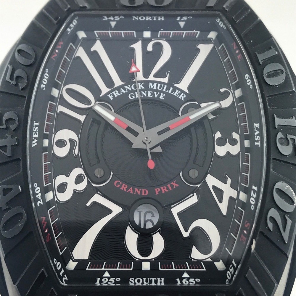 FRANCK MULLER フランクミュラー 腕時計 9900SCGP コンキスタドール グランプリ 自動巻き デイト チタン ブラック