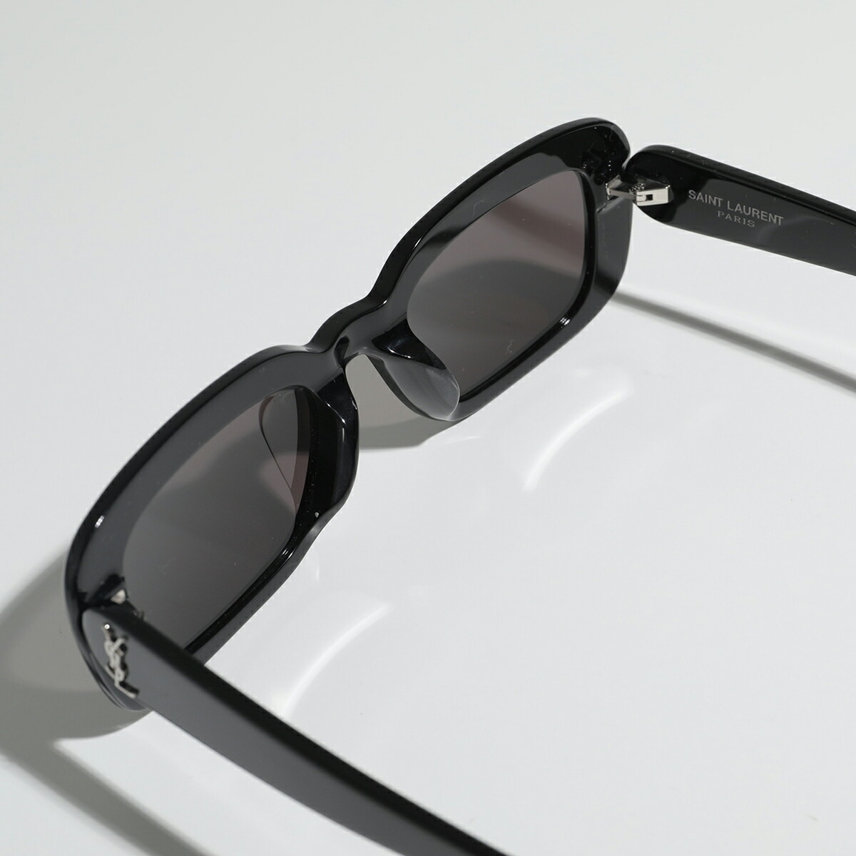 SAINT LAURENT サンローラン サングラス SL M130/F メンズ スクエア型 メガネ カサンドラロゴ YSL アイウェア 001/BLACK-BLACK-BLACK