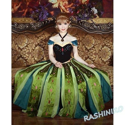 Qoo10] 【3日出荷】アナ コスプレ衣装 ドレス : ホビー・コスプレ