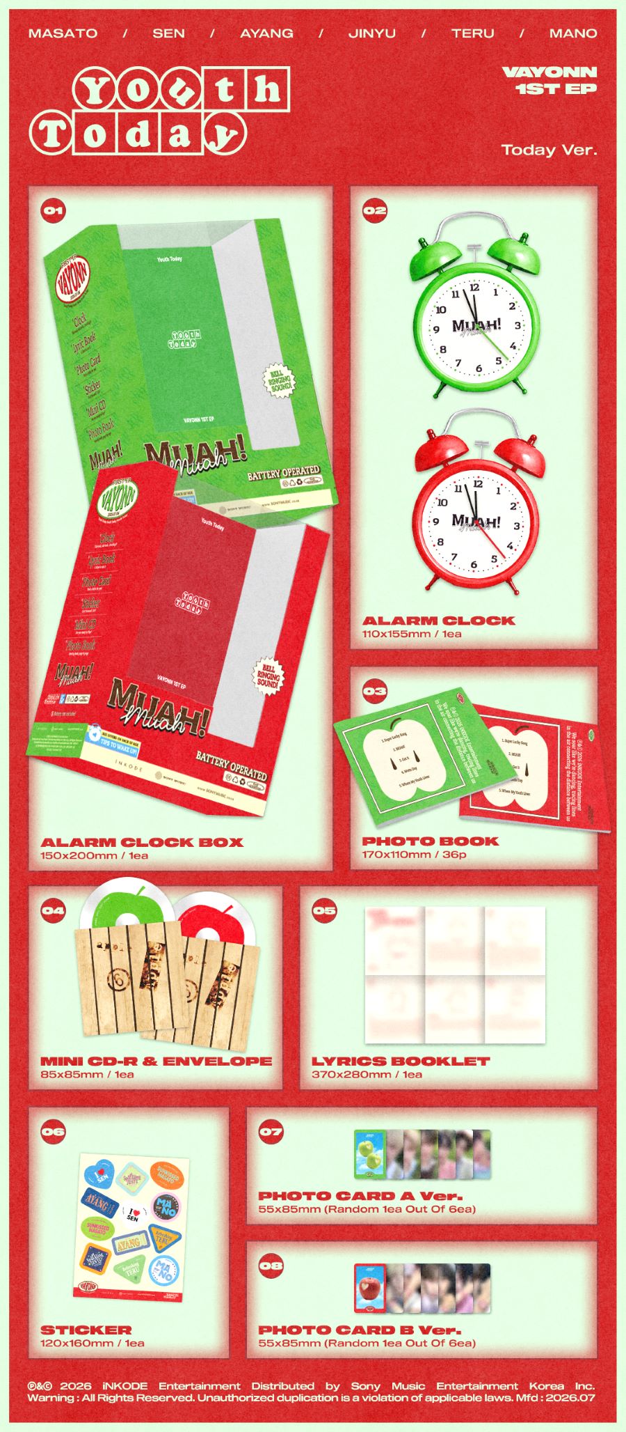 Qoo10] (Set of 2 / Today Ve