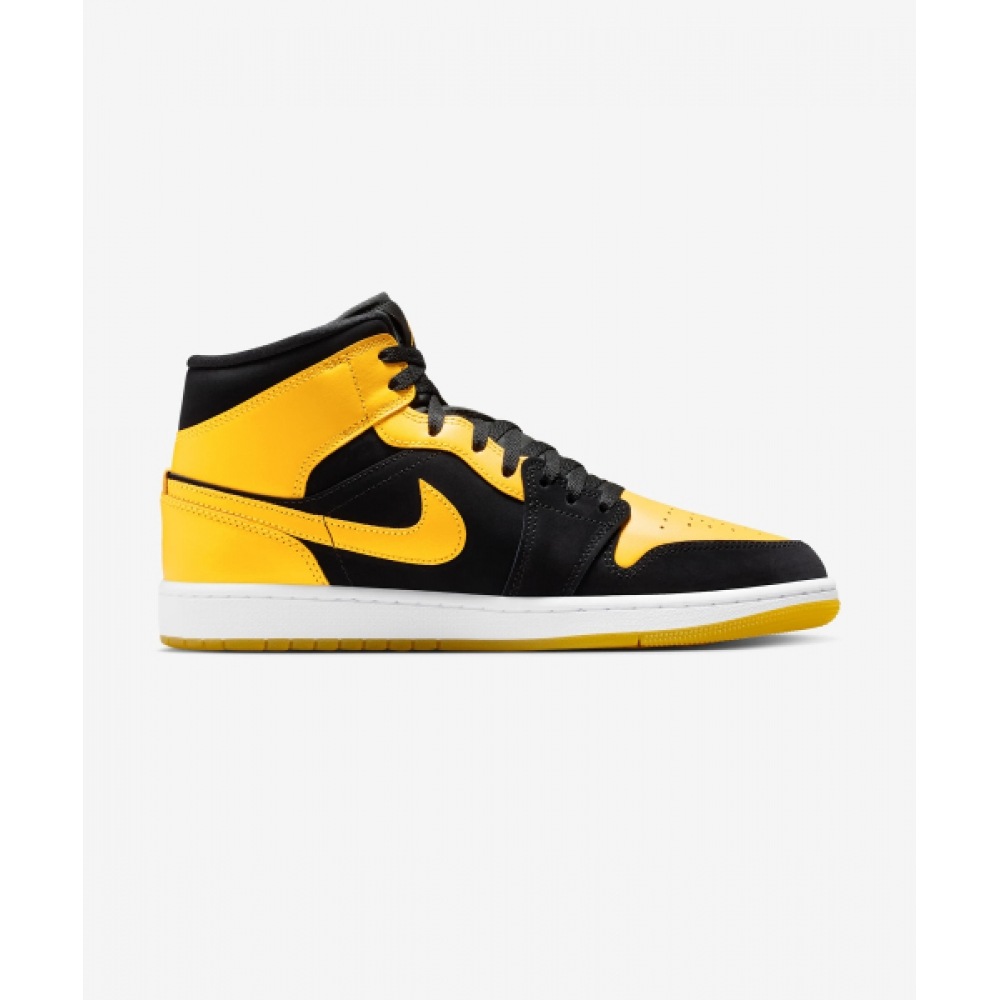 ナイキ エアジョーダン 1 ミッド SE M - ブラック:ホワイト:バイシティメイズ / HJ6654-071 ナイキ エアジョーダン 1 ミッド SE M - ブラック:ホワイト:バイシティメイズ / HJ6654-071