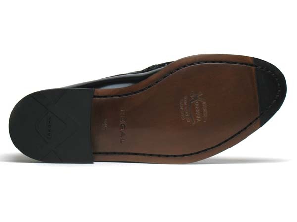 セール品 返品交換不可 リーガル メンズビジネス ヴァンプ スリッポン 43VR BD 革底 つま先ゴム