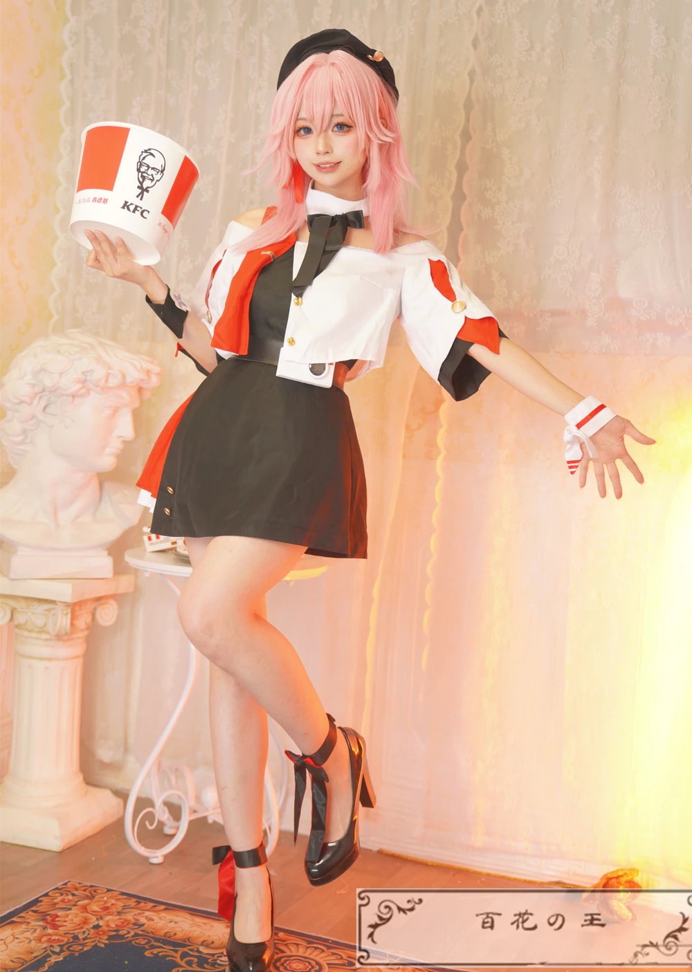 崩壊スターレイル ケーエフシー 3月七 KFC コラボ コスプレ衣装 コスチューム ハロウィン 変装 仮装