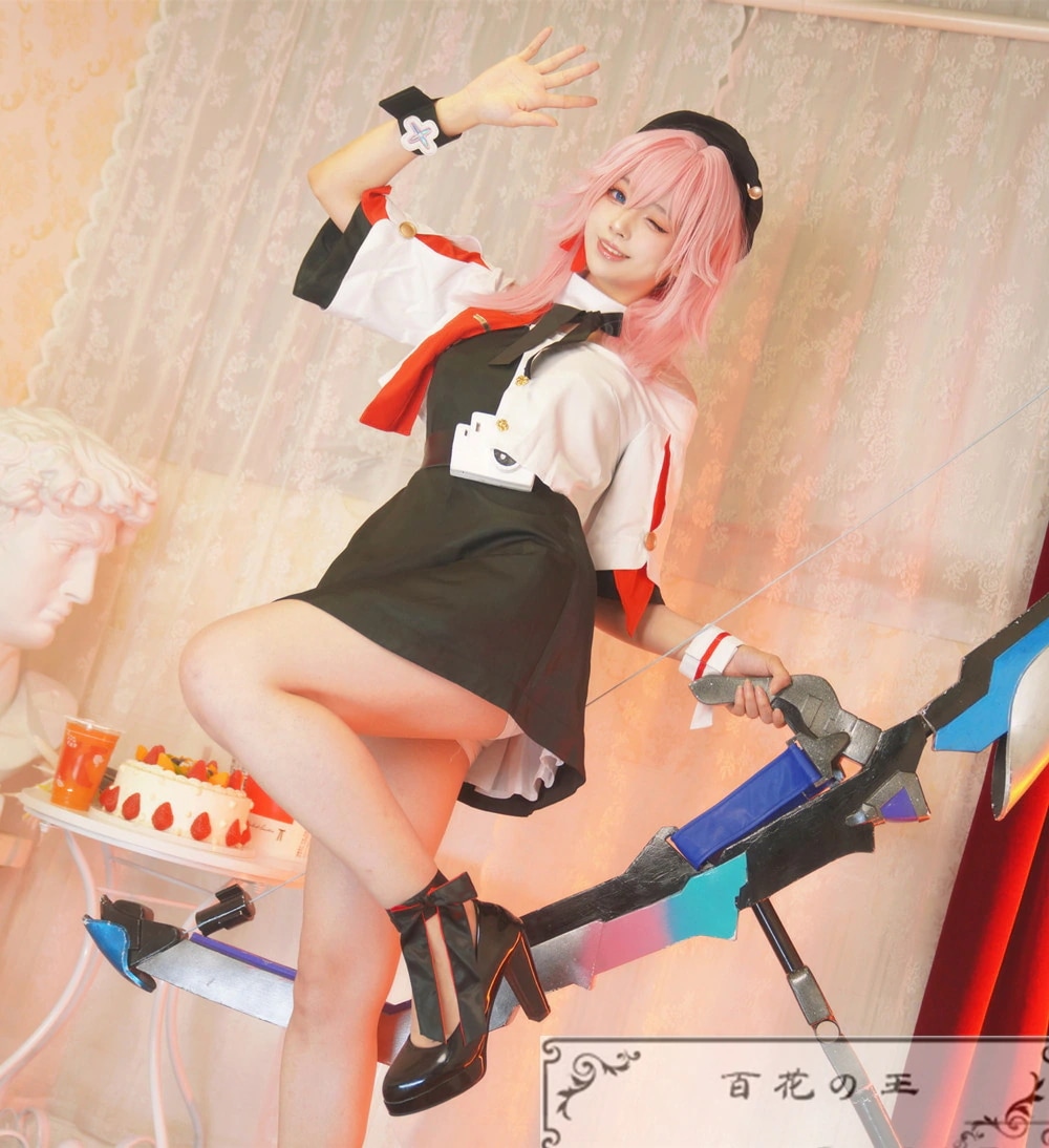 崩壊スターレイル ケーエフシー 3月七 KFC コラボ コスプレ衣装 コスチューム ハロウィン 変装 仮装