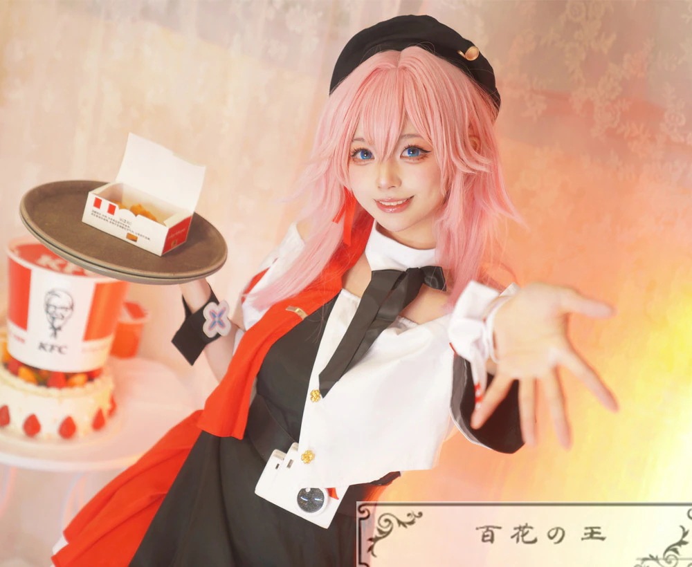 崩壊スターレイル ケーエフシー 3月七 KFC コラボ コスプレ衣装 コスチューム ハロウィン 変装 仮装