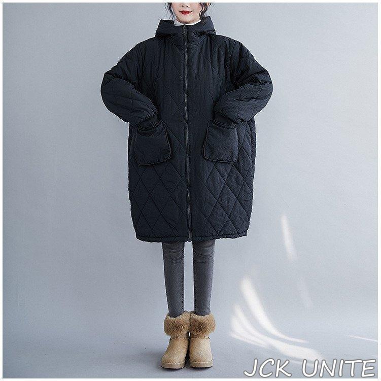 【急速出荷】大人気 上品 コート レディース ロングコート おしゃれ ジャケット ロング丈 中綿コート フード付き 防寒 アウター 大きいサイズ 中綿