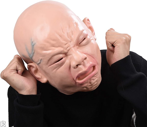 泣き顔赤ちゃんマスク Amazon.co.jp: [HUQIDAO] 赤ちゃんマスク 赤ちゃん 泣き顔マスク