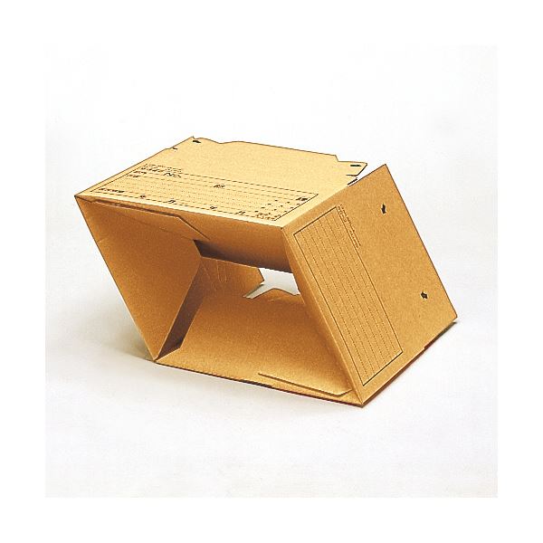 (まとめ）ライオン事務器 文書保存箱（強化タイプ）A3用 内寸：W445×D310×H330mm SC-10 1個 (×15セット)