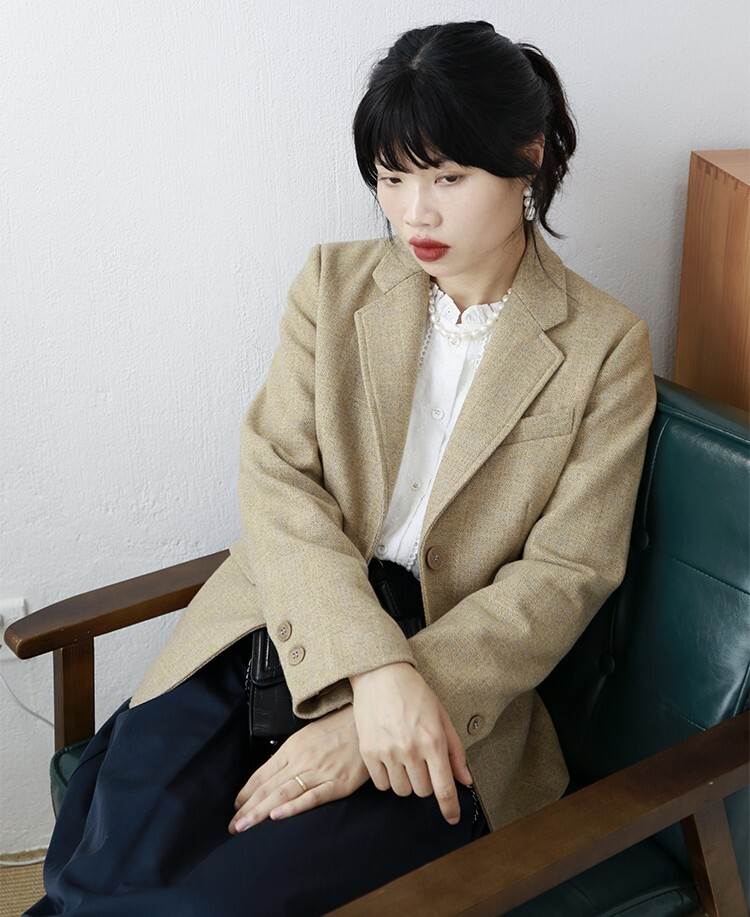 ジャケット レディース アウター テーラードジャケット S M L イエロー ベージュ 大人カラー くすみカラー ニュアンスカラー 秋カラー 秋 冬 長袖 テーラード フロントボタン ポケット ミディ ジャケット レディース アウター テーラードジャケット S M L イエロー ベージュ 大人カラー くすみカラー ニュアンスカラー 秋カラー 秋 冬 長袖 テーラード フロントボタン ポケット ミディ