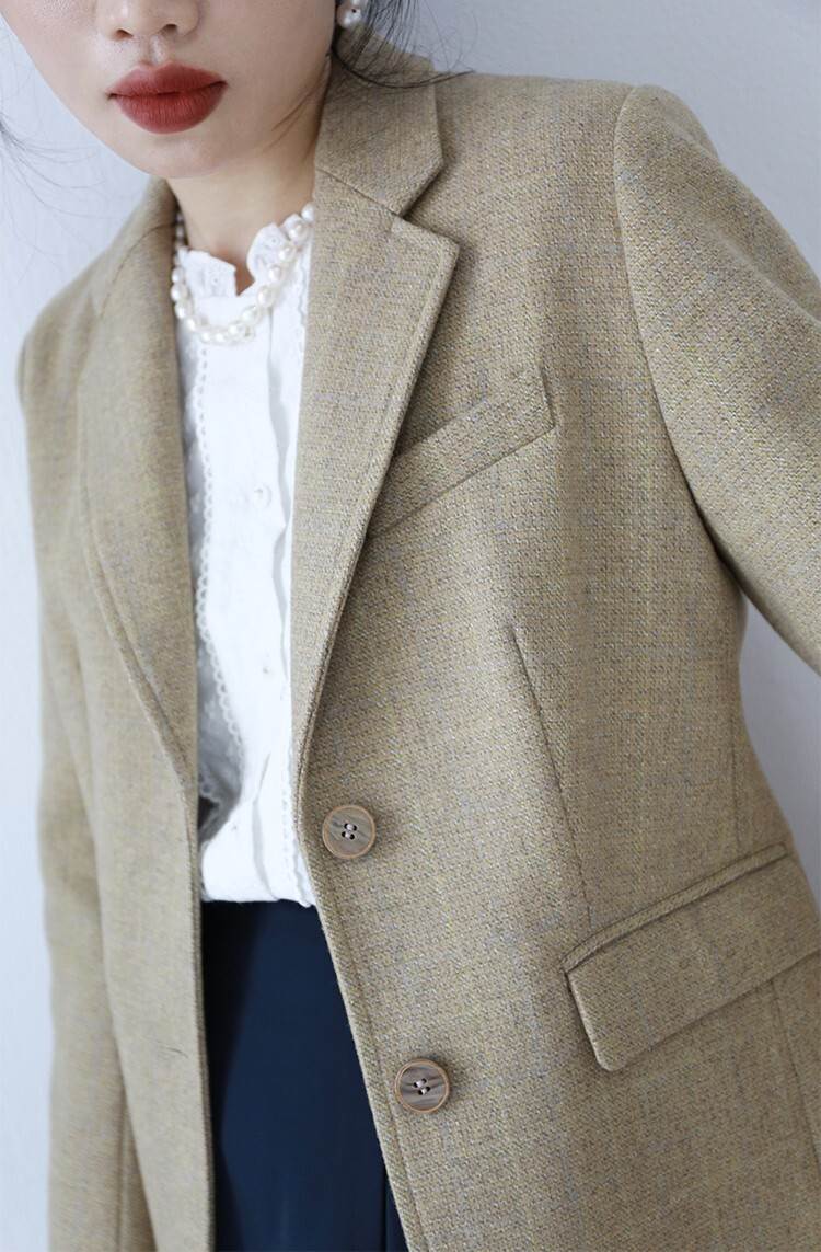 ジャケット レディース アウター テーラードジャケット S M L イエロー ベージュ 大人カラー くすみカラー ニュアンスカラー 秋カラー 秋 冬 長袖 テーラード フロントボタン ポケット ミディ ジャケット レディース アウター テーラードジャケット S M L イエロー ベージュ 大人カラー くすみカラー ニュアンスカラー 秋カラー 秋 冬 長袖 テーラード フロントボタン ポケット ミディ