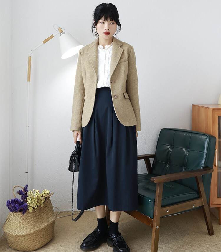 ジャケット レディース アウター テーラードジャケット S M L イエロー ベージュ 大人カラー くすみカラー ニュアンスカラー 秋カラー 秋 冬 長袖 テーラード フロントボタン ポケット ミディ ジャケット レディース アウター テーラードジャケット S M L イエロー ベージュ 大人カラー くすみカラー ニュアンスカラー 秋カラー 秋 冬 長袖 テーラード フロントボタン ポケット ミディ