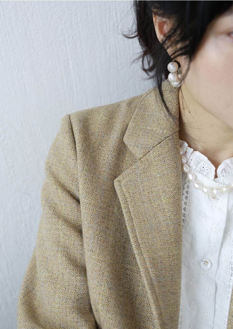 ジャケット レディース アウター テーラードジャケット S M L イエロー ベージュ 大人カラー くすみカラー ニュアンスカラー 秋カラー 秋 冬 長袖 テーラード フロントボタン ポケット ミディ ジャケット レディース アウター テーラードジャケット S M L イエロー ベージュ 大人カラー くすみカラー ニュアンスカラー 秋カラー 秋 冬 長袖 テーラード フロントボタン ポケット ミディ