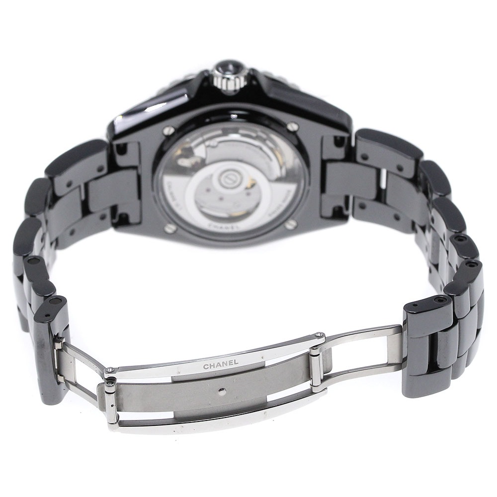 シャネル CHANEL H6185 J12 ファントム 自動巻き メンズ 箱・保証書付き_844792【中古】