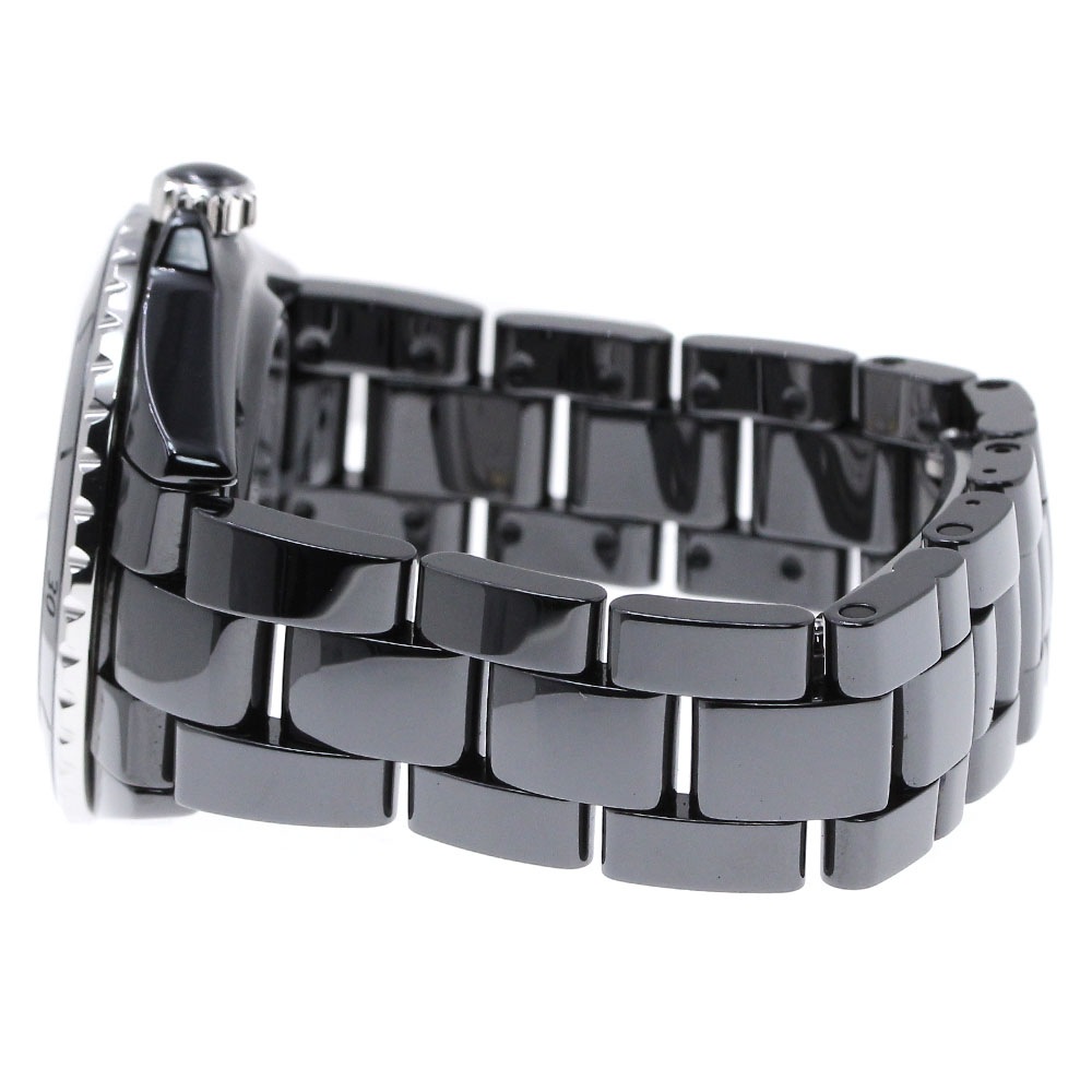 シャネル CHANEL H6185 J12 ファントム 自動巻き メンズ 箱・保証書付き_844792【中古】