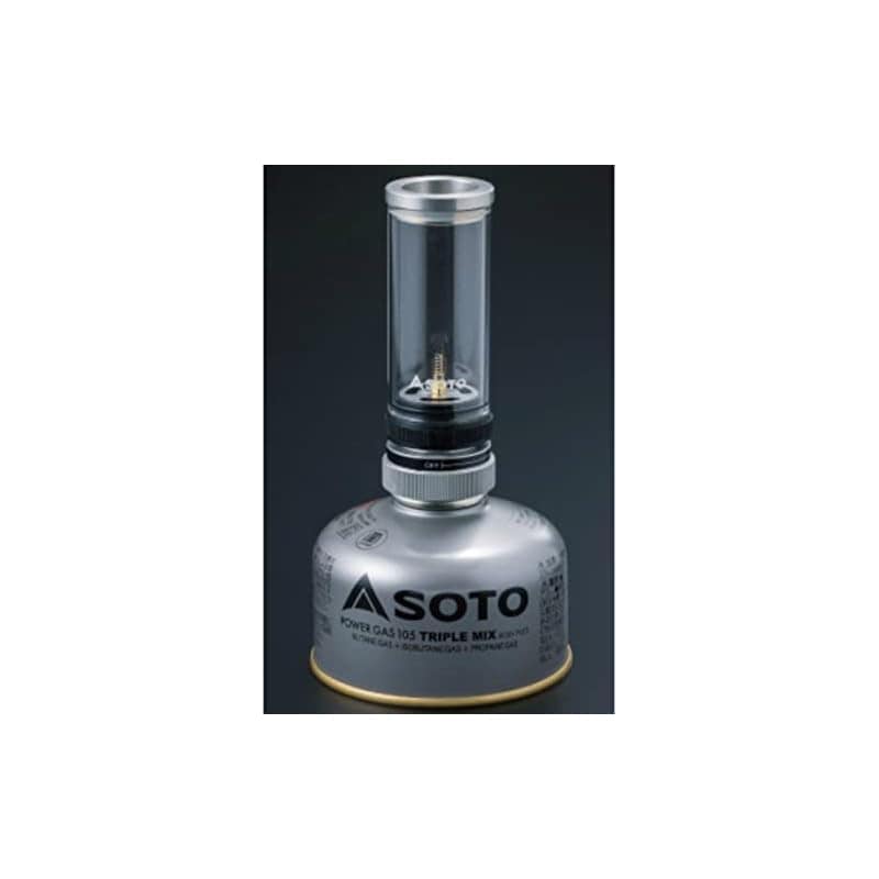 即納：[ソト (SOTO)] 日本製 キャンドル 風 ガスランタン 充てんタンク 収納ケース付属 燃料