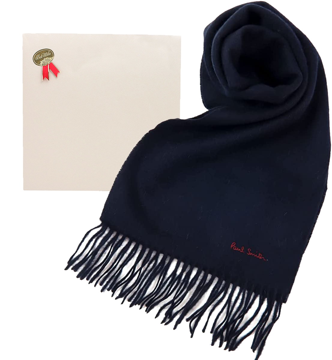 PSマフラー メンズ レディース 選べる6color ロゴ 刺繍 ラムウールマフラー スカーフ ラッピング付 PSマフラー メンズ レディース 選べる6color ロゴ 刺繍 ラムウールマフラー スカーフ ラッピング付