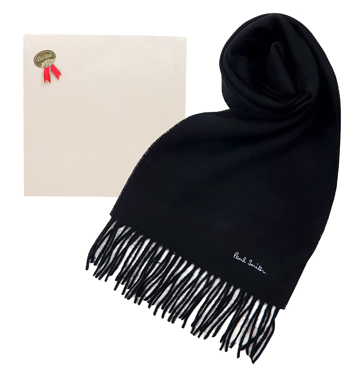 PSマフラー メンズ レディース 選べる6color ロゴ 刺繍 ラムウールマフラー スカーフ ラッピング付 PSマフラー メンズ レディース 選べる6color ロゴ 刺繍 ラムウールマフラー スカーフ ラッピング付