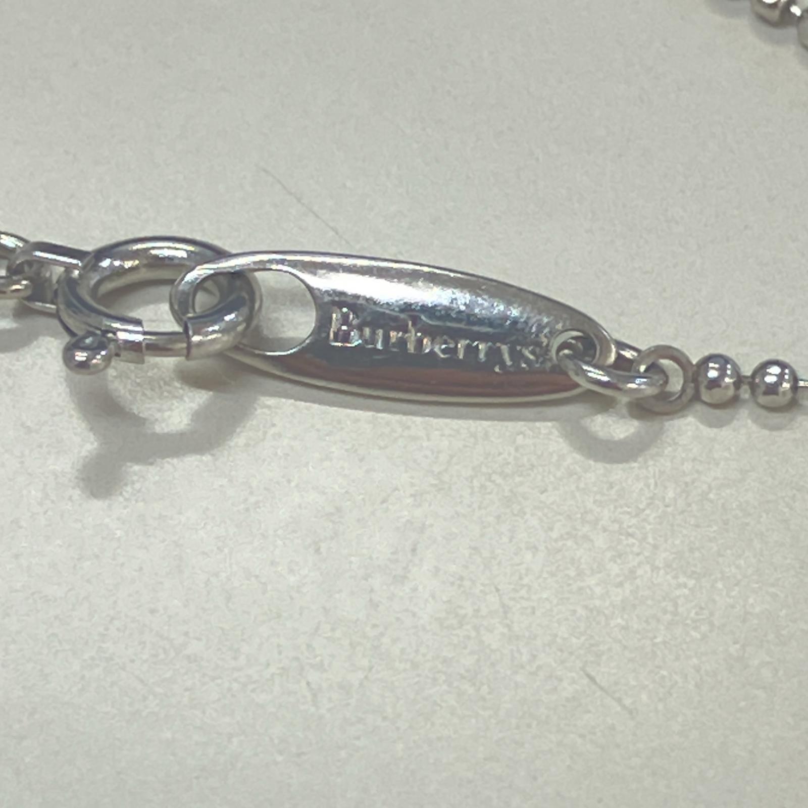 ネックレス Ptプラチナ シルバー ピンク PT.017.012刻印【中古】 レディース