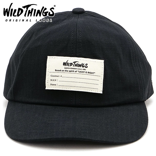 ミリタリーキャップ [WT25171SL] MILITARY CAP メンズ・レディース 帽子 フリーサイズ BLACK 正規取扱店