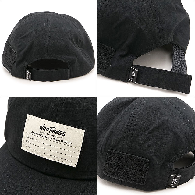 ミリタリーキャップ [WT25171SL] MILITARY CAP メンズ・レディース 帽子 フリーサイズ BLACK 正規取扱店
