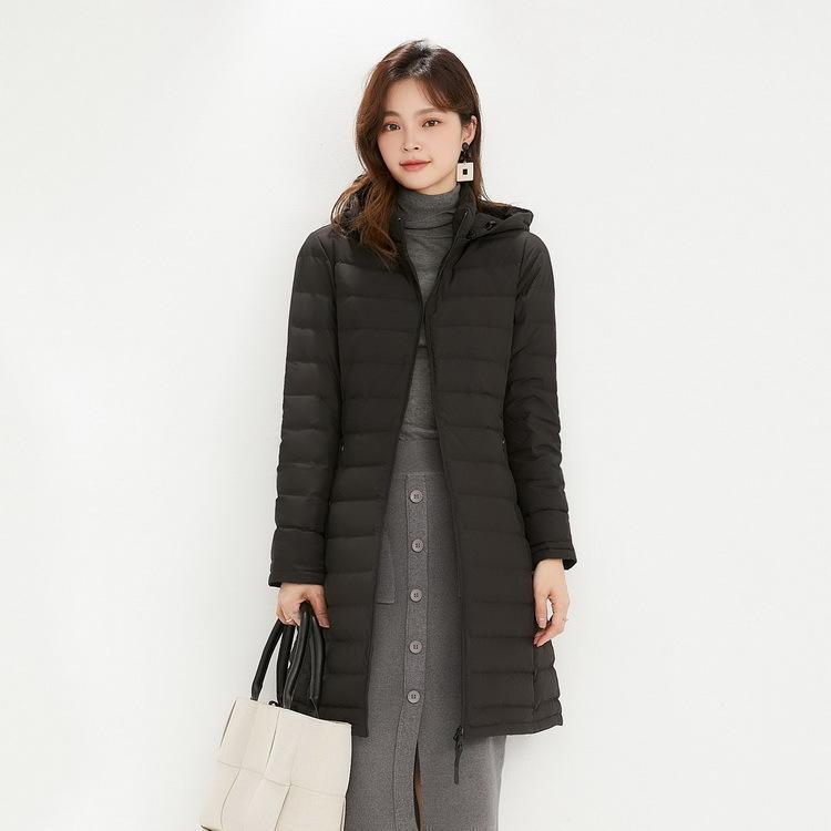品大人気ロング丈フード付きライトダウンジャケットレディースロング丈ダウンジャケット軽量 品大人気ロング丈フード付きライトダウンジャケットレディースロング丈ダウンジャケット軽量