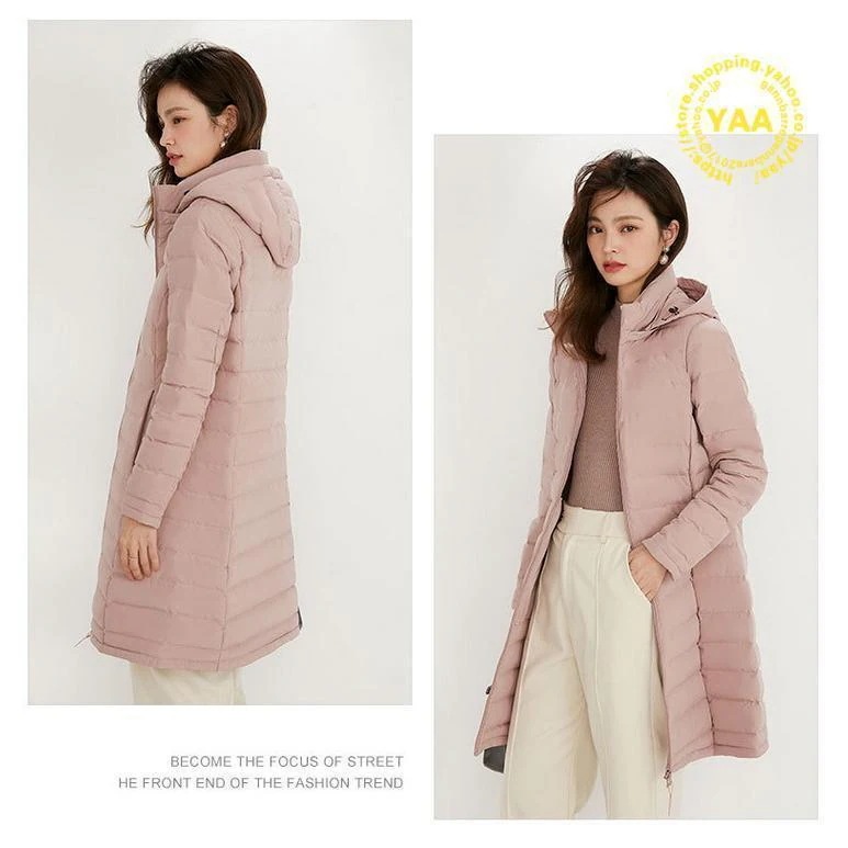 品大人気ロング丈フード付きライトダウンジャケットレディースロング丈ダウンジャケット軽量 品大人気ロング丈フード付きライトダウンジャケットレディースロング丈ダウンジャケット軽量