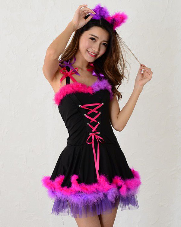 Qoo10] コスプレ服 チェシャ猫風 チシャ猫風 コ