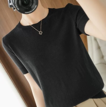 トップス モテアイテム エレガント ニットソー 半袖 ラウンドネック スリム 細身 ニット 伸縮性 通気性 サマーニット 薄手 きれいめ シンプル 上品 おしゃれ お洒落 レトロ 女子 トップス モテアイテム エレガント ニットソー 半袖 ラウンドネック スリム 細身 ニット 伸縮性 通気性 サマーニット 薄手 きれいめ シンプル 上品 おしゃれ お洒落 レトロ 女子