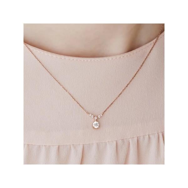 カナル 4℃ Canal 4℃ ネックレス 【Clear Drop】 シルバーネックレス キュービックジルコニア 新品_3