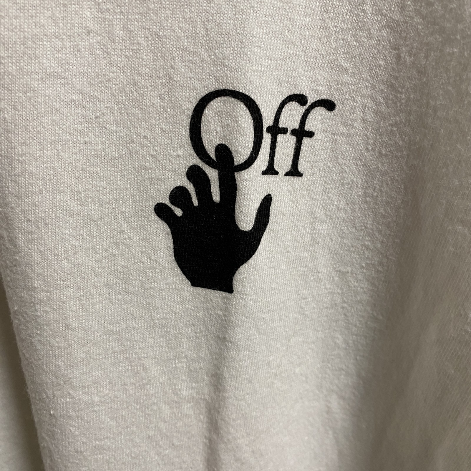 美品 オフホワイト OFF-White メンズ Tシャツ XL ビッグシルエット
