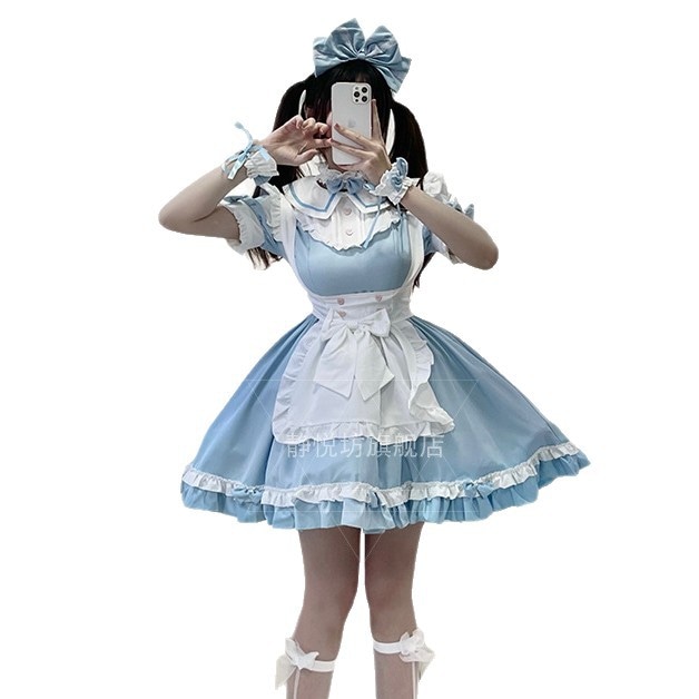 【全シリーズ発売中】 【値引き中】ブルーアリス仙国lolitaアニメロリコス服ワンピースソフト妹コスプレ衣装メイド服 【全シリーズ発売中】 【値引き中】ブルーアリス仙国lolitaアニメロリコス服ワンピースソフト妹コスプレ衣装メイド服