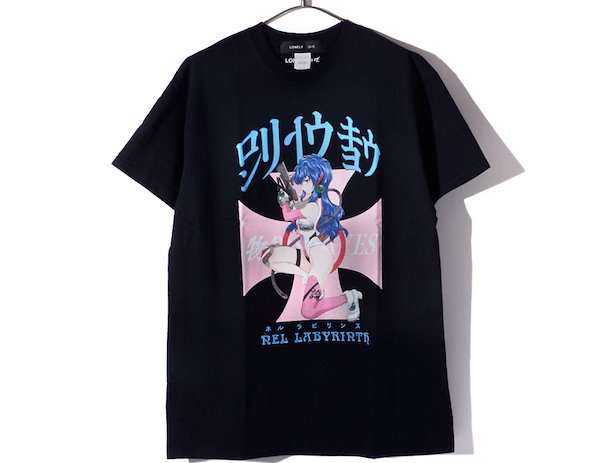 LONELY 論理 ロンリー Tシャツ メンズ レディース 半袖 ブランド おしゃれ 大きいサイズ #8 hikari& ひかりあんどう NEL  LABYRINTH ネルラビリンス コラボレーション