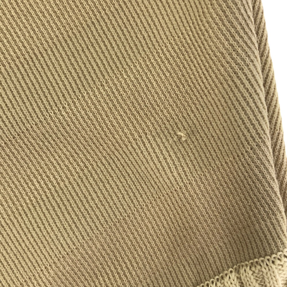 日本製 刺繍 ゴルフ 長袖 ニット 3 ベージュ セーター メンズ