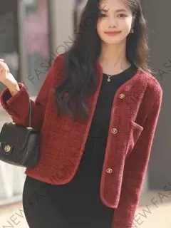 小香風ショートジャケットレディース秋冬新作ジャケットトップス-43 小香風ショートジャケットレディース秋冬新作ジャケットトップス-43