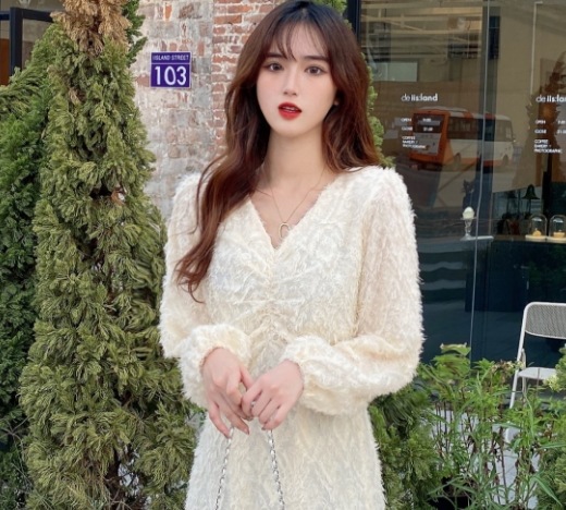 Vネック長袖ロングワンピース ワンピース ロング ロング丈 長袖 Vネック フレア セミフレア Vネック長袖ロングワンピース ワンピース ロング ロング丈 長袖 Vネック フレア セミフレア