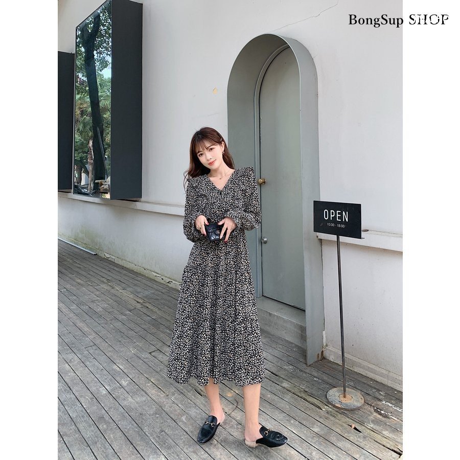 ワンピース レディース ワンピース 春 夏 長袖ワンピース きれいめワンピース シフォン オシャレ 通勤 結婚式 お出かけ