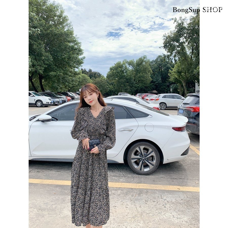 ワンピース レディース ワンピース 春 夏 長袖ワンピース きれいめワンピース シフォン オシャレ 通勤 結婚式 お出かけ