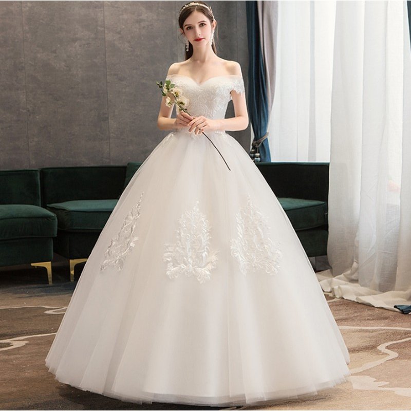 レディース ウェディングドレス 二次会ドレス 花嫁 結婚式 ベアトップ ウェディングドレス パーティ