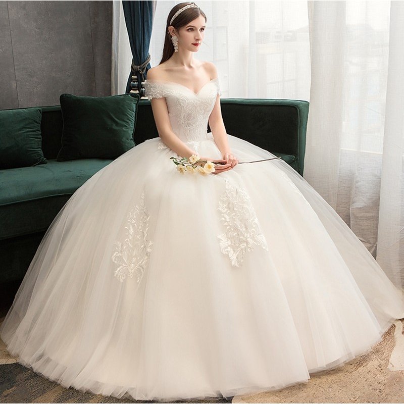 レディース ウェディングドレス 二次会ドレス 花嫁 結婚式 ベアトップ ウェディングドレス パーティ