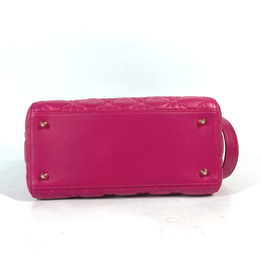 ハンドバッグ レディディオール Ladydior 斜め掛け トートバッグ カバン ショルダーバッグ 2WAYバッグ ラムスキン ピンク ハンドバッグ レディディオール Ladydior 斜め掛け トートバッグ カバン ショルダーバッグ 2WAYバッグ ラムスキン ピンク