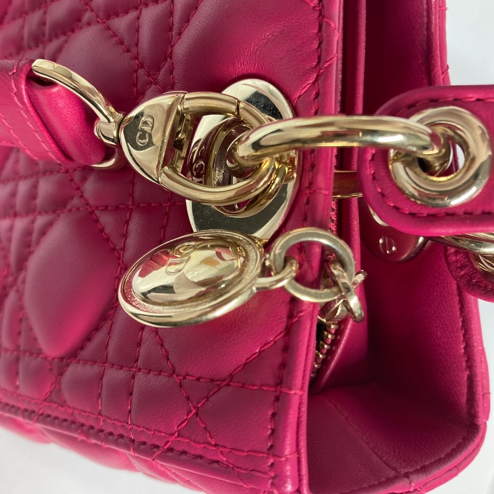 ハンドバッグ レディディオール Ladydior 斜め掛け トートバッグ カバン ショルダーバッグ 2WAYバッグ ラムスキン ピンク ハンドバッグ レディディオール Ladydior 斜め掛け トートバッグ カバン ショルダーバッグ 2WAYバッグ ラムスキン ピンク