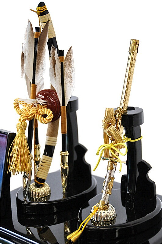 破魔弓 破魔弓飾りお正月飾り 初正月 天然羽 コンパクト ミニ