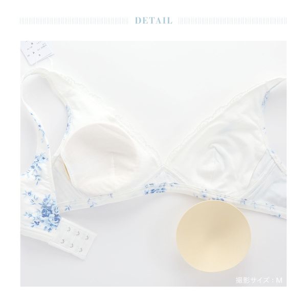 キッドブルー KID BLUE 24ブラッサムPt ブラジャー ノンワイヤー ソフトブラジャー 三角