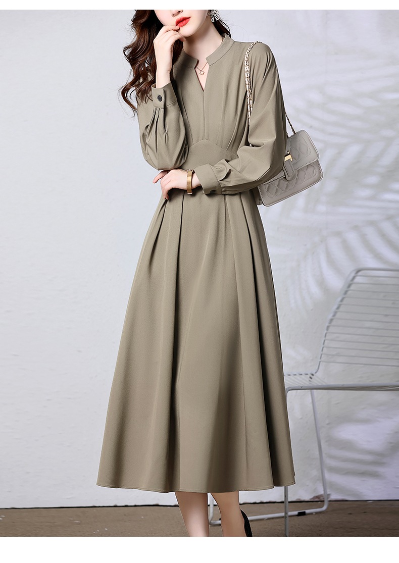 ワンピース レディース プルオーバー ロングスカート フレアスカート フレアワンピース ワンピドレス 膝下 ミモレ丈 長袖 ボリューム袖 Vネック フレア Aライン ハイウエスト かわいい 大人可愛い ワンピース レディース プルオーバー ロングスカート フレアスカート フレアワンピース ワンピドレス 膝下 ミモレ丈 長袖 ボリューム袖 Vネック フレア Aライン ハイウエスト かわいい 大人可愛い