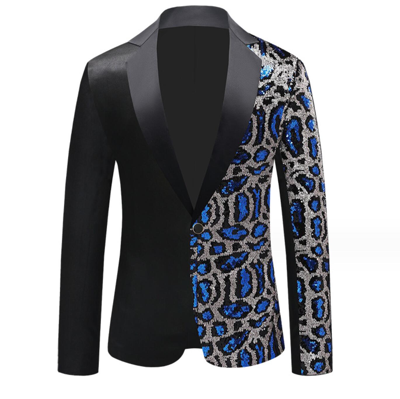 スーツ ステージ衣装 メンズ スパンコール切替 スーツ ジャケット 一個釦 おしゃれ 長袖 ヒョウ柄 カラースパンコール きらきら 大人 発表会 演奏会 イベント 演出服 ダンス 衣装 忘年会 カラオ スーツ ステージ衣装 メンズ スパンコール切替 スーツ ジャケット 一個釦 おしゃれ 長袖 ヒョウ柄 カラースパンコール きらきら 大人 発表会 演奏会 イベント 演出服 ダンス 衣装 忘年会 カラオ