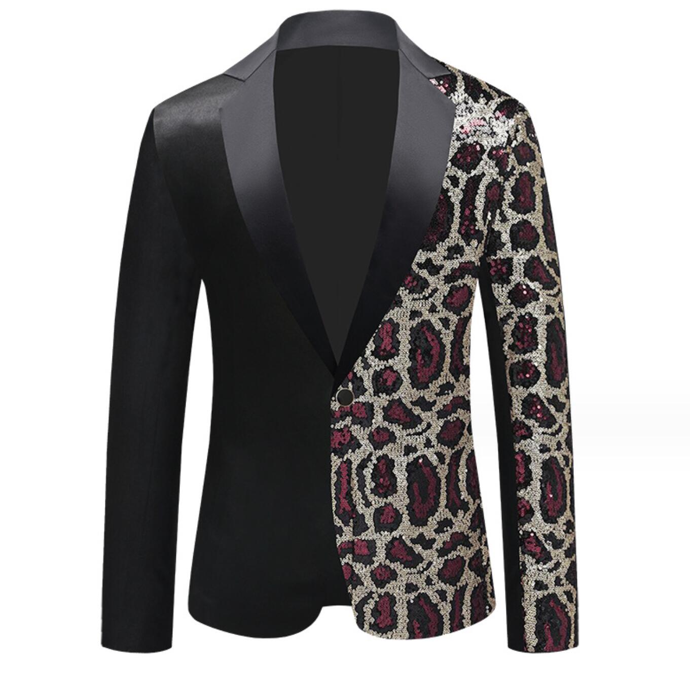 スーツ ステージ衣装 メンズ スパンコール切替 スーツ ジャケット 一個釦 おしゃれ 長袖 ヒョウ柄 カラースパンコール きらきら 大人 発表会 演奏会 イベント 演出服 ダンス 衣装 忘年会 カラオ スーツ ステージ衣装 メンズ スパンコール切替 スーツ ジャケット 一個釦 おしゃれ 長袖 ヒョウ柄 カラースパンコール きらきら 大人 発表会 演奏会 イベント 演出服 ダンス 衣装 忘年会 カラオ